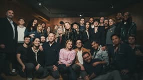 Les 27 artistes réunis pour le single l'opération Pièces Jaunes, dévoilé le 8 janvier 2025.