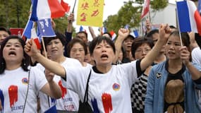 Manifestation de la communauté chinoise d'Aubervilliers le 21 août 2016 