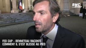 Fed Cup - Benneteau raconte comment il s'est blessé au pied