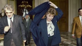 Édith Cresson, lorsqu'elle était Première ministre, le 29 janvier 1992