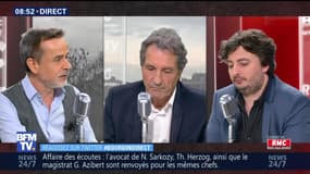 Benjamin Locoge et Jean-Christophe Alquier face à Jean-Jacques Bourdin en direct