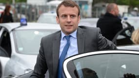 Emmanuel Macron le 9 mai 2016 lors d'un déplacement à Bordeaux. 