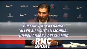 Buffon voit la France "aller au bout" en Coupe du monde (un peu grâce à Deschamps)