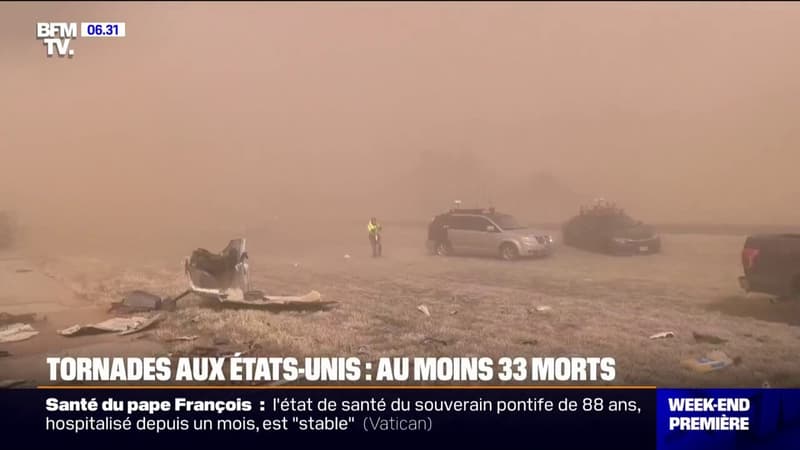 Au moins 33 personnes sont mortes dans le sud des États-Unis, balayés par plusieurs tempêtes et tornades