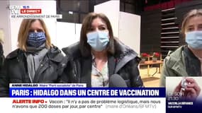 Anne Hidalgo: "Nous sommes tributaires du nombre de doses, ce nombre est encore très faible par rapport à la population parisienne"