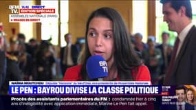 Réaction de François Bayrou à la condamnation de Marine Le Pen: "Je pense qu'un Premier ministre ne devrait pas dire ça", affirme Naïma Moutchou (Horizons)