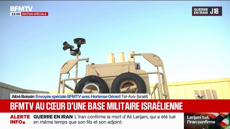 Guerre au Moyen-Orient: les équipes de BFMTV ont pu accéder à une base militaire israélienne