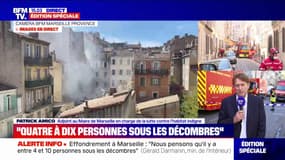 Effondrement à Marseille: "Ces immeubles ne posaient aucun problème particulier", affirme Patrick Amico, adjoint au maire