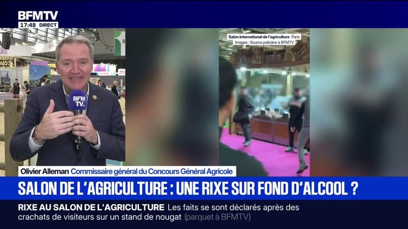 Rixe au Salon de l'agriculture: "pas représentatif de l'ambiance", selon Olivier Alleman, commissaire général du Concours Général Agricole