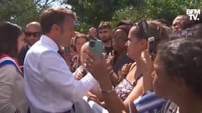 Emmanuel Macron aux Campanules le 26 juin 2023 à Marseille