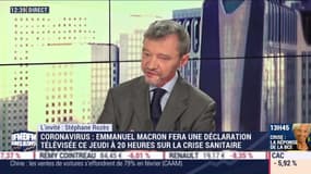 Stéphane Rozès (CAP) : Emmanuel Macron fera une déclaration télévisée ce jeudi à 20 heures sur  la crise sanitaire liée au coronavirus - 12/03