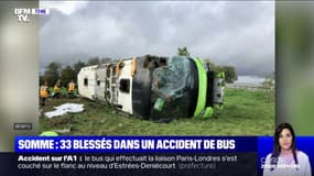 Un grave accident de bus fait 33 blessés dans la Somme