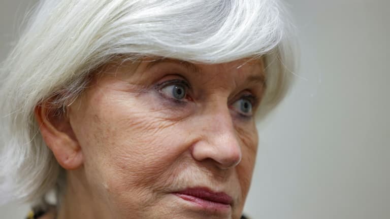 L'universitaire Laurence Tubiana, lors d'une interview pendant la COP27 à Charm el-Cheikh le 6 novembre 2022 