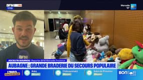 Aubagne: grande braderie du Secours populaire