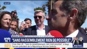"Sans rassemblement, rien n'est possible", estime Nicolas Sarkozy