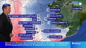 Météo Alpes du Sud: des orages ce mardi, jusqu'à 30°C à Manosque