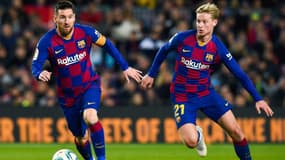 Lionel Messi et Frenkie de Jong, à Barcelone 9 novembre 2019