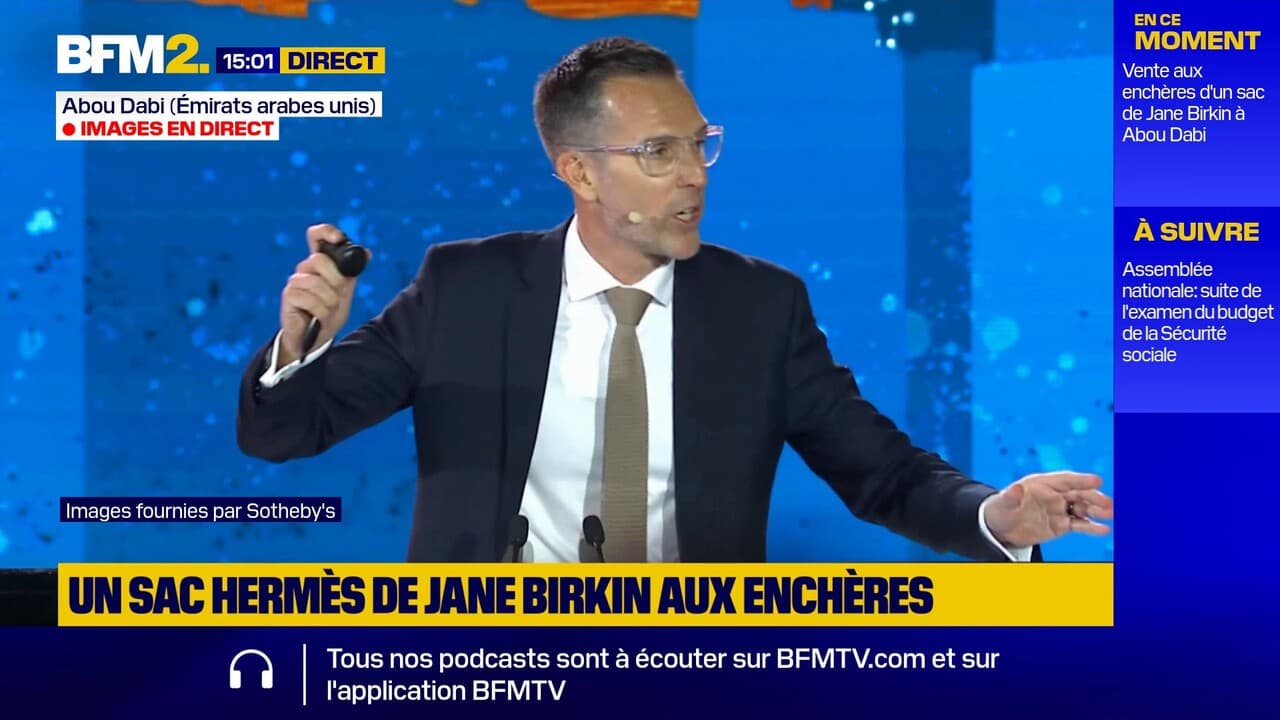 Sac Birkin Hermès ayant appartenu à Jane Birkin