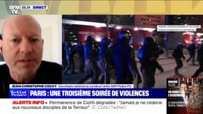 Manifestation à Paris: "91 personnes interpellées, selon la préfecture", confirme Jean-Christophe Couvy (Unité SGP Police FO)