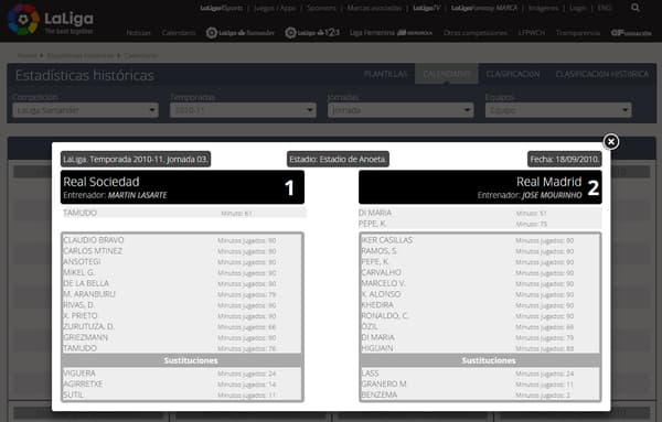 Site internet Liga