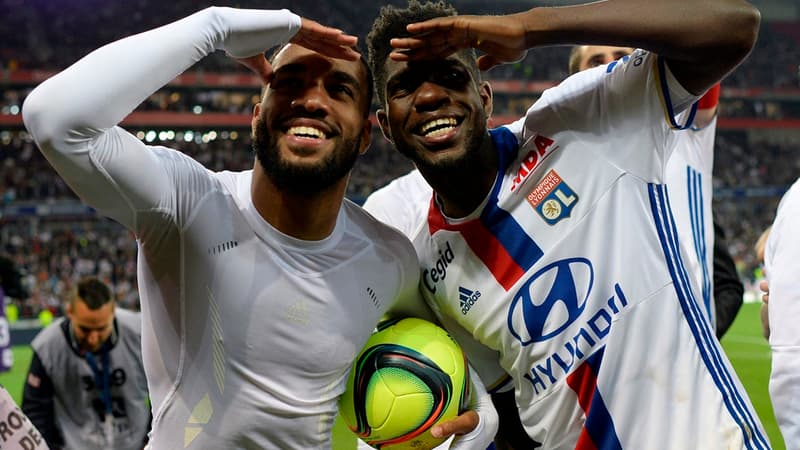 Alexandre Lacazette et Samuel Umtiti