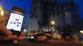 L'application Uber - Image d'illustration