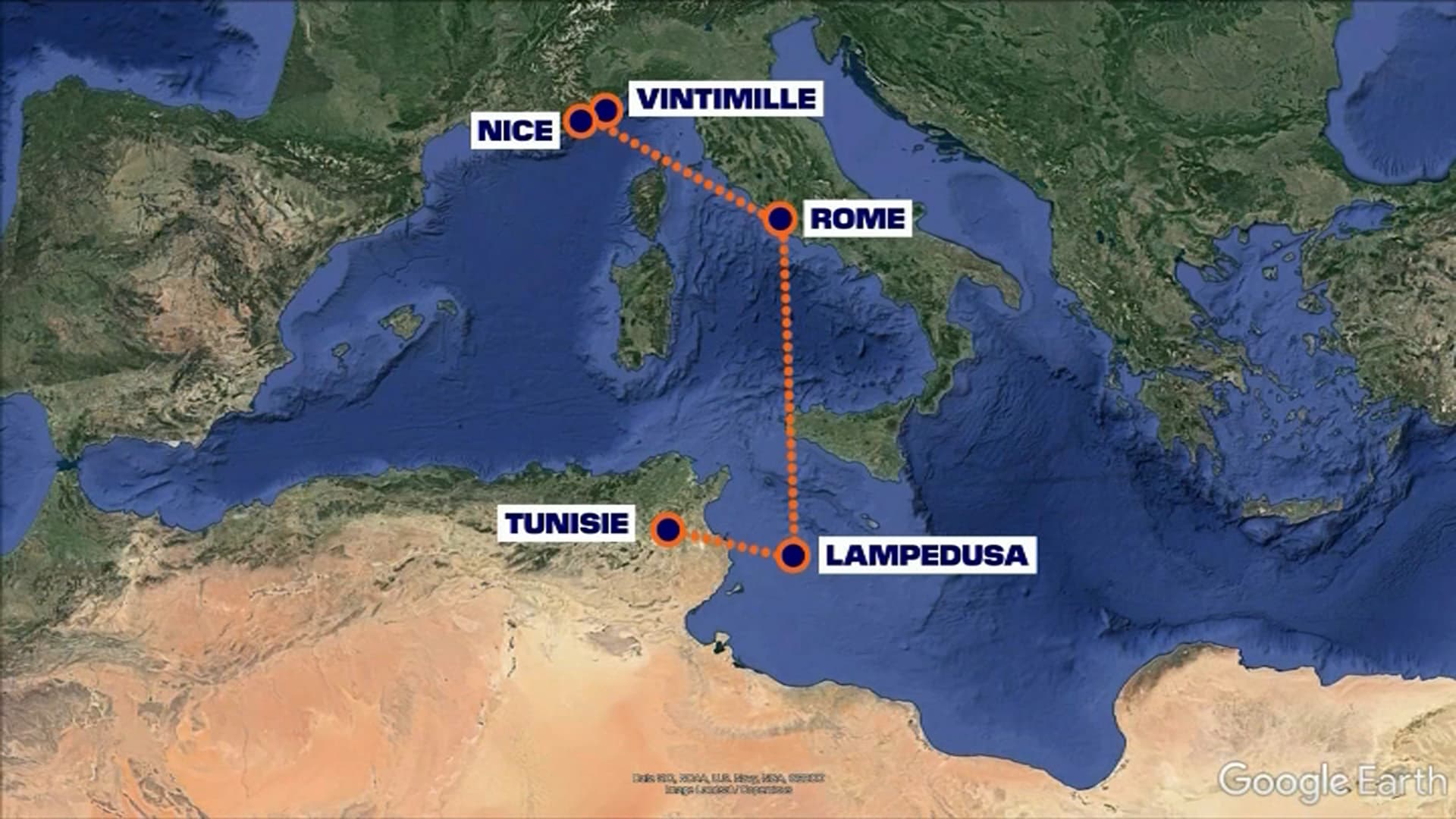Le parcours de l'assaillant de la basilique de Nice, reconstitué à partir des messages retrouvés dans son portable. Le parcours de l'assaillant de la basilique de Nice, reconstitué à partir des messages retrouvés dans son portable.