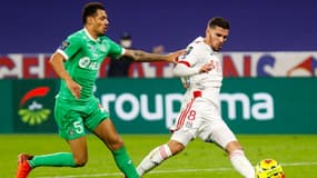 Timothée Kolodziejczak et Houssem Aouar, le 8 novembre 2020