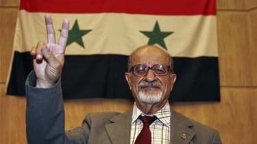 Haisam al Maler, ancien juge devenu figure de l'opposition. Malgré leurs divisions, les opposants syriens réunis samedi à Istanbul ont élu dans la soirée un Conseil de salut national, mais ont remis la formation d'un gouvernement en exil à plus tard. /Pho