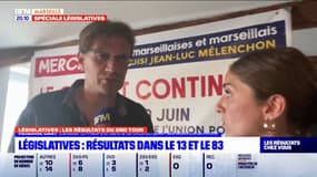 "C'est un échec flagrant pour le président de la République": Hendrik Davi, candidat Nupes de la 5e circonscription des Bouches-du-Rhône, réagit aux premières estimations 