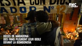 Décès de Maradona : Des fans pleurent leur idole devant la Bombonera