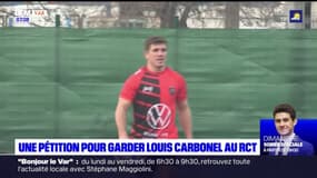 Top 14: une pétition pour garder Louis Carbonel au RCT