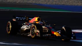 Max Verstappen lors des qualifications du sprint du GP du Qatar, le 7 octobre 2023.