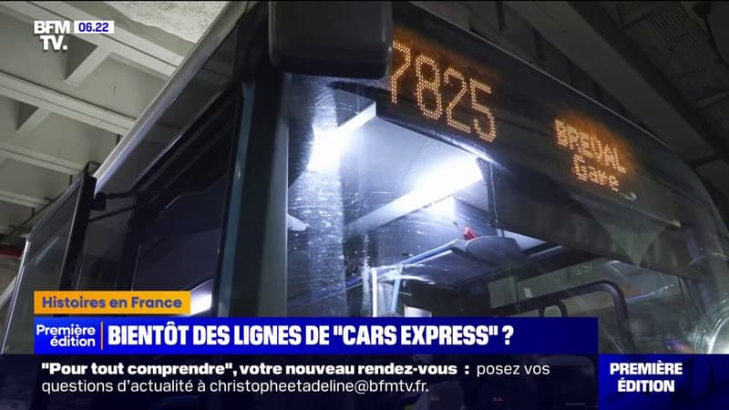 Île-de-France: le succès des Cars Express entre La Défense et Bréval