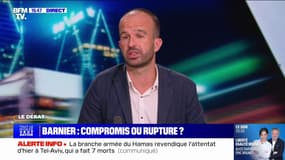 Pour Manuel Bompard (LFI), "en enlevant 40 milliards d'euros dans les dépenses publiques", le gouvernement va "tuer l'activité économique"