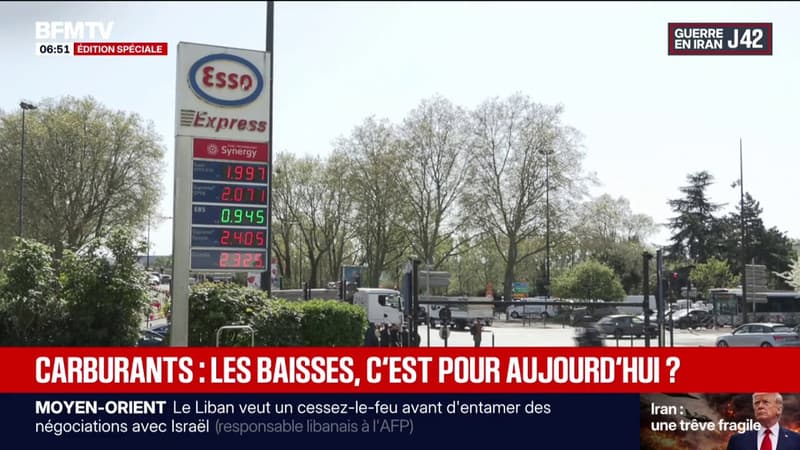 Après l'annonce du cessez-le-feu en Iran, les Français espèrent une baisse rapide des prix du carburant