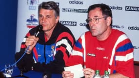 Aimé Jacquet et Philippe Tournon en 1996