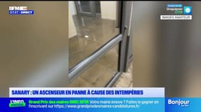 Sanary : un ascenseur en panne à cause des intempéries 