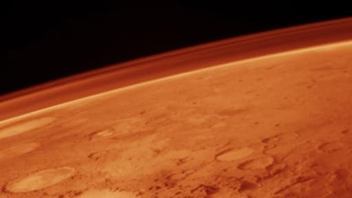 La Planète Mars, d'où pourrait venir l'Homme.