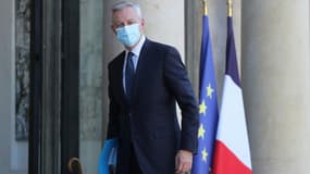 Le ministre de l'Economie Bruno Le Maire, à l'Elysée le 14 septembre