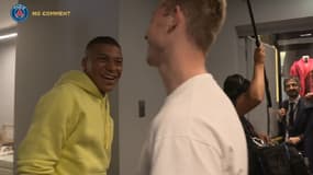 Mbappé et de Jong à la soirée The Best