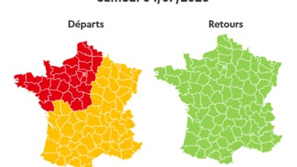 Le samedi sera la journée la plus chargée du week-end sur les routes de France.