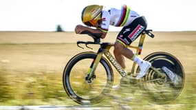 Remco Evenepoel lors de la 5e étape du Tour de France, le 9 juillet 2025.