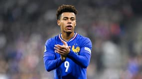 Désiré Doué avec la France contre la Croatie en Ligue des nations, le 23 mars 2025