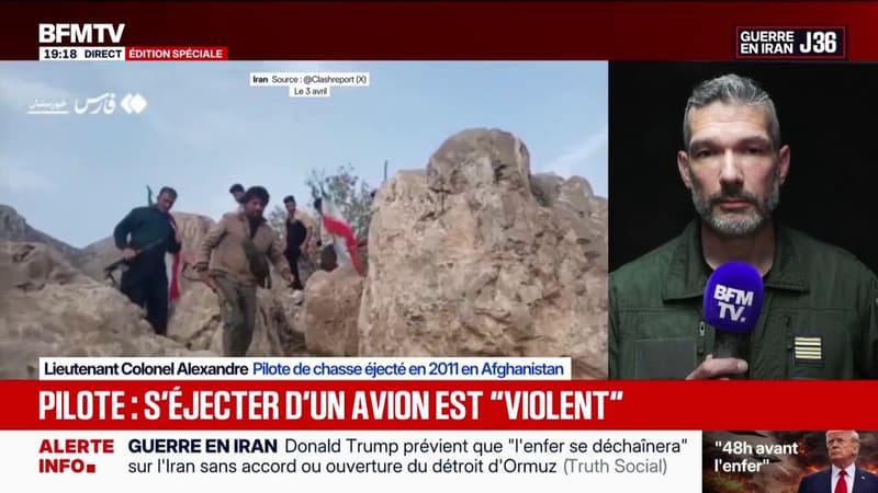 "On est entraîné à résister aux interrogatoires": lieutenant colonel Alexandre, pilote de chasse éjecté en 2011 en Afghanistan, témoigne sur BFMTV