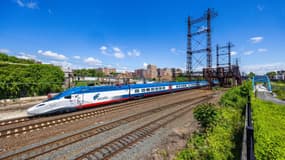 Le NextGen Acela qui circule entre Boston et Washington