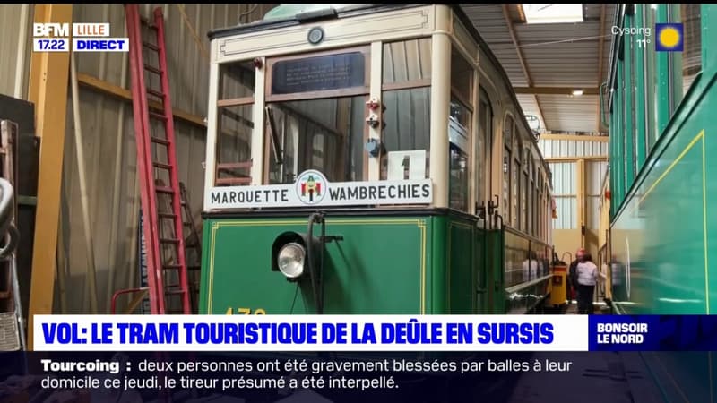 Nord: des câbles électriques du tramway touristique de Wambrechies volés