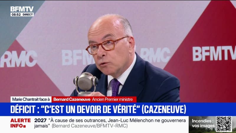 Bernard Cazeneuve: "On ne peut pas laisser les déficits s'instaurer dans l'irresponsabilité la plus grande"