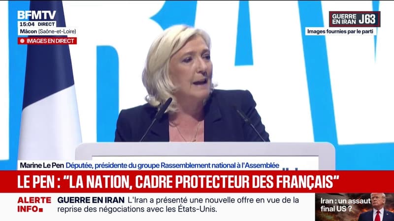 1er-Mai: "Nous n'oublions pas que les travailleurs français font la France", affirme Marine Le Pen