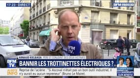 Une trottinette électrique percute sa femme et son bébé, il demande que les "pouvoirs publics réagissent"